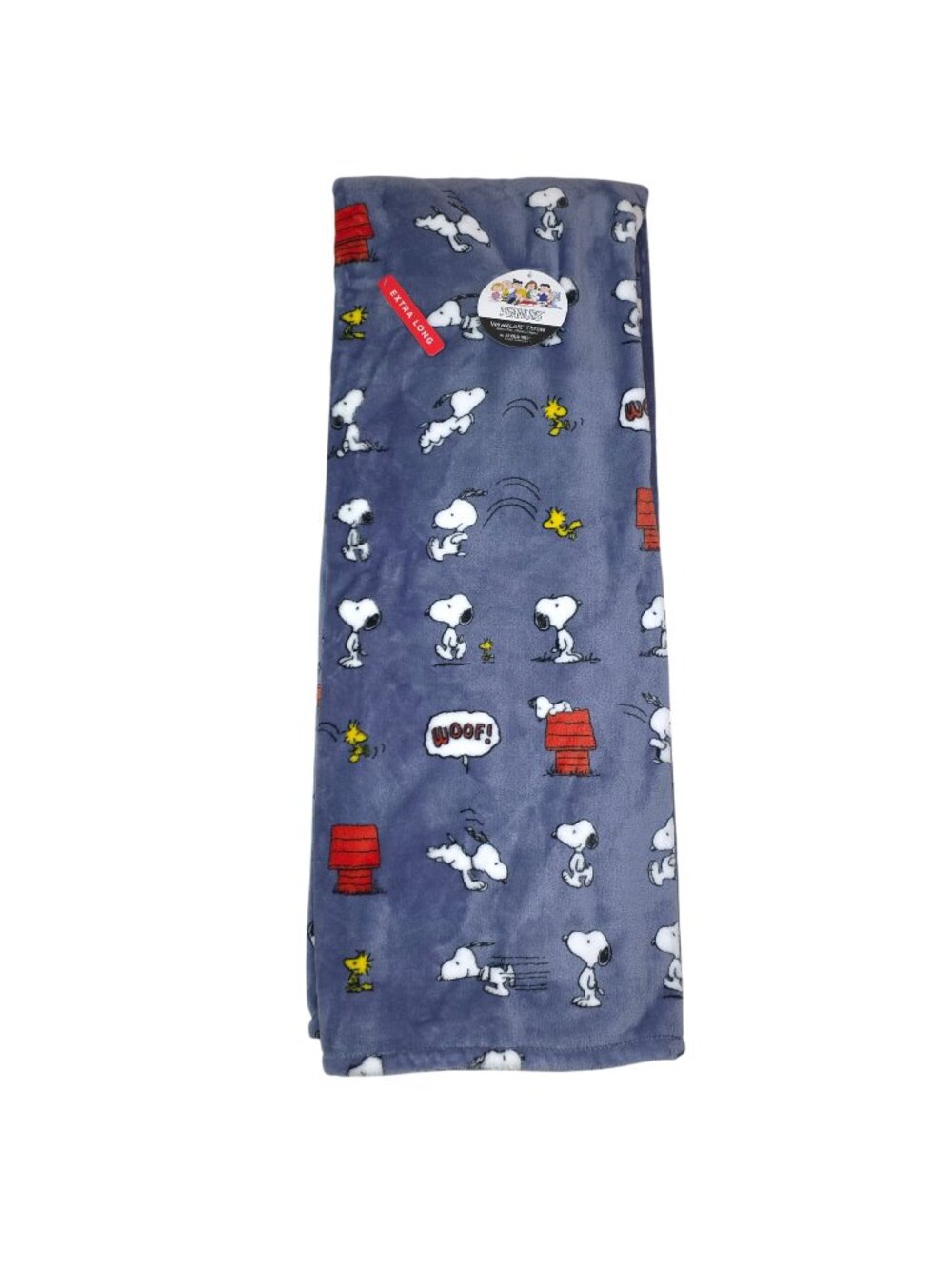 Peanuts Snoopy VelvetLoft Plush Throw Blanket Woodstock 60" x 70" By Berkshire